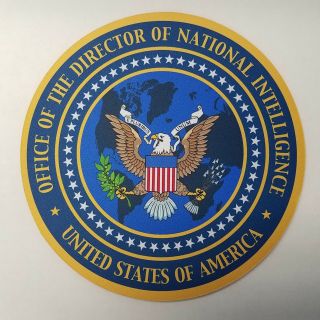 National Intelligence Office Director Round Mouse Pad Washington Dc Usa America