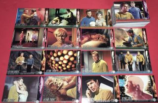 1997 Star Trek The Series Base Set Of 90 Trading Cards By Skybox Nm/mt