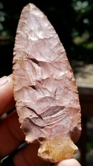 Authentic ST.  Charles DOVETAIL Arrowhead SPEAR POINT NATIVE Indian Artifact MO. 4