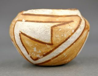 Antique 1930s Hopi Pueblo Miniature Geometric Pottery Indian Pot