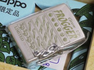 Zippo Grow Up Frogger Limited Edition Silver Coating 02730