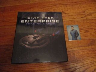 Star Trek Enterprise Archives (quotable & Heroes And Villains) Binder Album,  R1