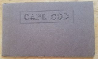 Cape Cod - 1926 Booklet