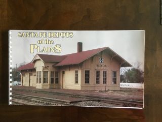 Railroad Car Press “santa Fe Depots Of The Plains” Ellington B&w,  Sc