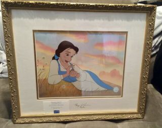 Disney Beauty And The Beast - Belle - Signed Sericel