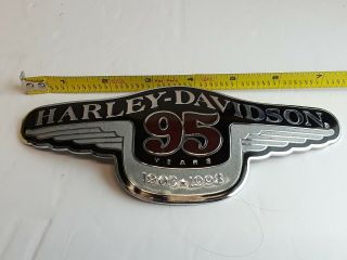 Harley Davidson 95th Anniversary Tank Emblem 1903 - 1998