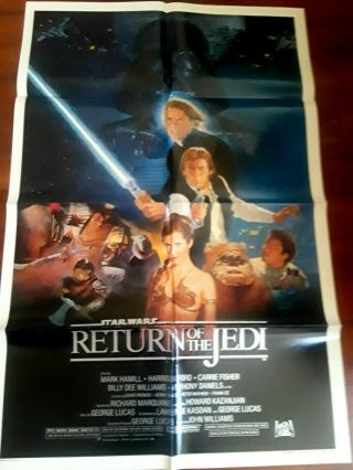Return Of The Jedi - Style " B " 1 - Sheet Movie Poster - 1983