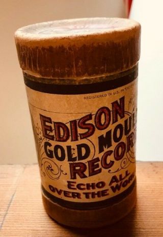 Vintage Edison Gold Mouldes Records