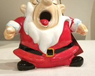 Kreiss Psycho Ceramic Xmas Figurine Santa 