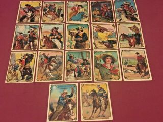 Cowboy His Life And Fun Series 26 Cards