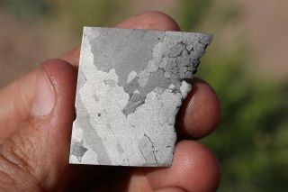 Morasko Meteorite etched part slice 25 grams 4