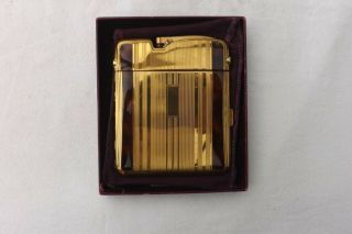 Ronson Ten - A - Case Lighter And Cigarette Art Deco Style 10cm By 8.  5cm (l19)