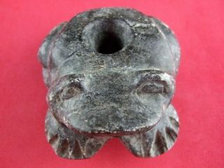 Fine Quality Authentic Tn Historic Period Cherokee Frog Effigy Pipe Arrowheads