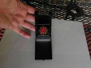 Zippo Lighter Black Ice Midnight Sun A 2002 Unfired Factory Seal In Case