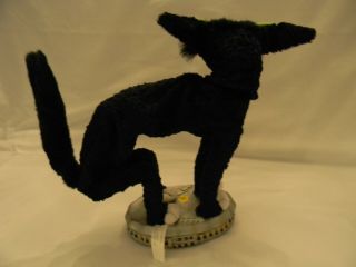 Gemmy Animated Black Cat Green Eyes Sings & Moves Halloween pre - owned 2