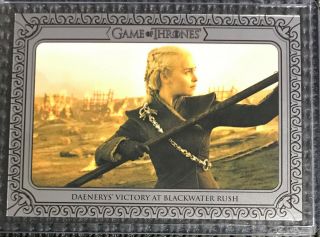 Game Of Thrones Inflexions Rittenhouse Silver Parallel Card 138 - 54/75