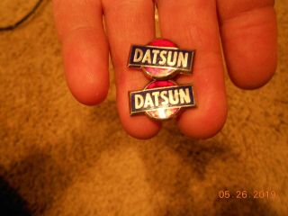 Vintage Datsun Cufflinks Emblem