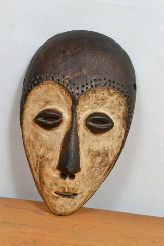 African Tribal Art,  Lega Mask From Democratic Repablic Of Congo.