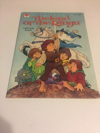 J.  R.  R.  Tolkiens The Lord Of The Rings Coloring Book Vintage 1979