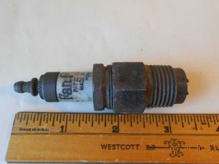 Antique Fan Flame 776 Spark Plug Patent 1918
