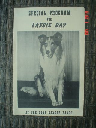 Lone Ranger Ranch Special Program For Lassie Day - Corriganville,  Ca - Apr 1957