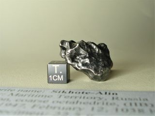 meteorite Sikhote - Alin,  Russia,  complete regmaglypted individual 23,  3 g 3