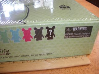 Disney Vinylmation CLEAR 1 complete case of 24 w/ chaser factory 4