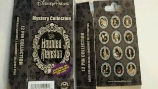 Disney Trading Pin Mystery Box COMPLETE Set Of 12 Pins Haunted Mansion Portraits 2