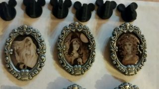 Disney Trading Pin Mystery Box COMPLETE Set Of 12 Pins Haunted Mansion Portraits 3