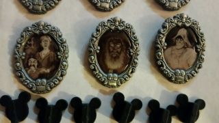 Disney Trading Pin Mystery Box COMPLETE Set Of 12 Pins Haunted Mansion Portraits 4
