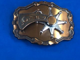 The Conquistador? Cowboy Western Moving Spinning Spur Belt Buckle