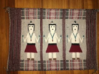 3 Navajo Rugs/wall Hangings
