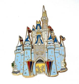 Cast Member Retired Tokyo Disney World Pin ✿ Castle Series 3d Rare Mickey Minnie