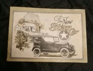 Vintage 1922 The Star Car Sales Brochure Touring Roadster Rare