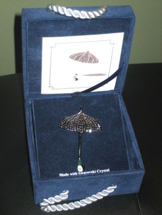 Swarovski Mary Poppins Umbrella Brooch Ltd Ed Disney 0601/1000 Collectible Nib