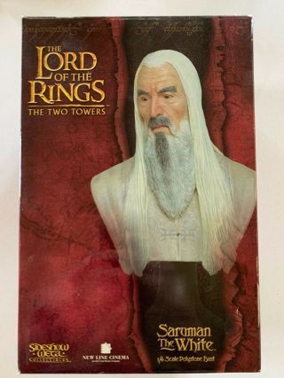 Sideshow Weta Lotr Lord Of The Rings: Saruman The White Bust 2220/3000