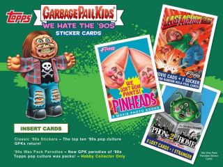 2019 GARBAGE PAIL KIDS WE HATE THE 90S COLLECTOR ED BOX 24 PKS SKETCH AUTO PLATE 5
