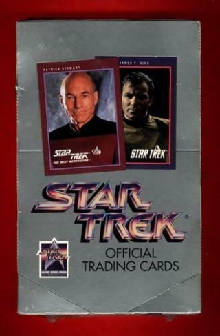 Star Trek Official Trading Cards 25th Anniversary Factory Box 1991
