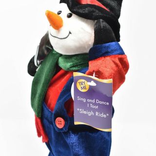 Holiday Time Dan Dee Root ' n Toot ' n Singing Farting Snowman 13 