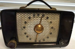 Vintage Mid - Century 1949 Zenith Model 6d815 Am Tube Radio - Parts