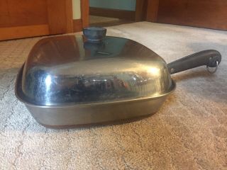 Revere Ware Square 9 " Frying Pan Rare Find