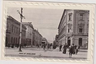 Vintage Postcard Pirie St Adelaide South Australia 1900s