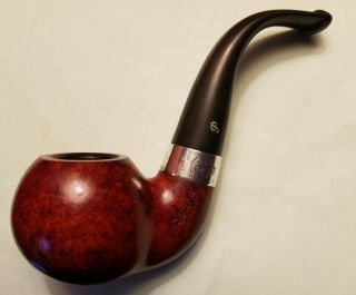 Peterson Sherlock Holmes Le Strade Bent Apple Pipe W/silver Band - Outstanding
