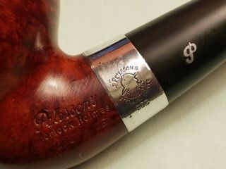 Peterson Sherlock Holmes Le Strade Bent Apple Pipe w/silver band - OUTSTANDING 3