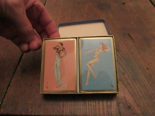 Vintage Esquire Varga 1941 Two Decks Playing Cards Pin Up