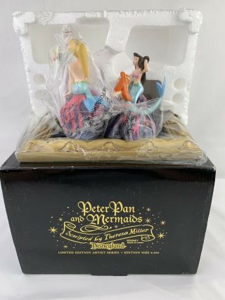 - Peter Pan & Mermaids Disneyland Sculpture Theresa Miller Limited Edition