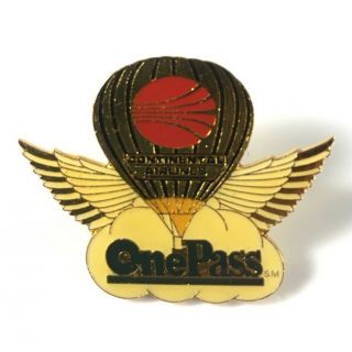 One Pass Continental Airlines Aibf Hot Air Balloon Lapel Hat Pin