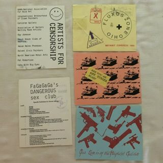 Fagagaga Aka Mark & Mel Mail Art 1989 - 19891 Usa 10 - Postcards Fluxus