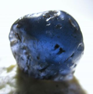 6.  46 Crt Dark Blue Spinel Facet Rough X16