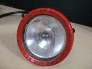 Vintage Wheat Permissible Electric Cap Lamp w/ Wheat 4V Battery MSHA USA Light 5